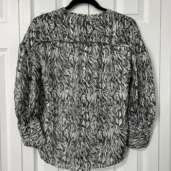 Walter baker zebra blouse Sz S - Picture 3 of 6